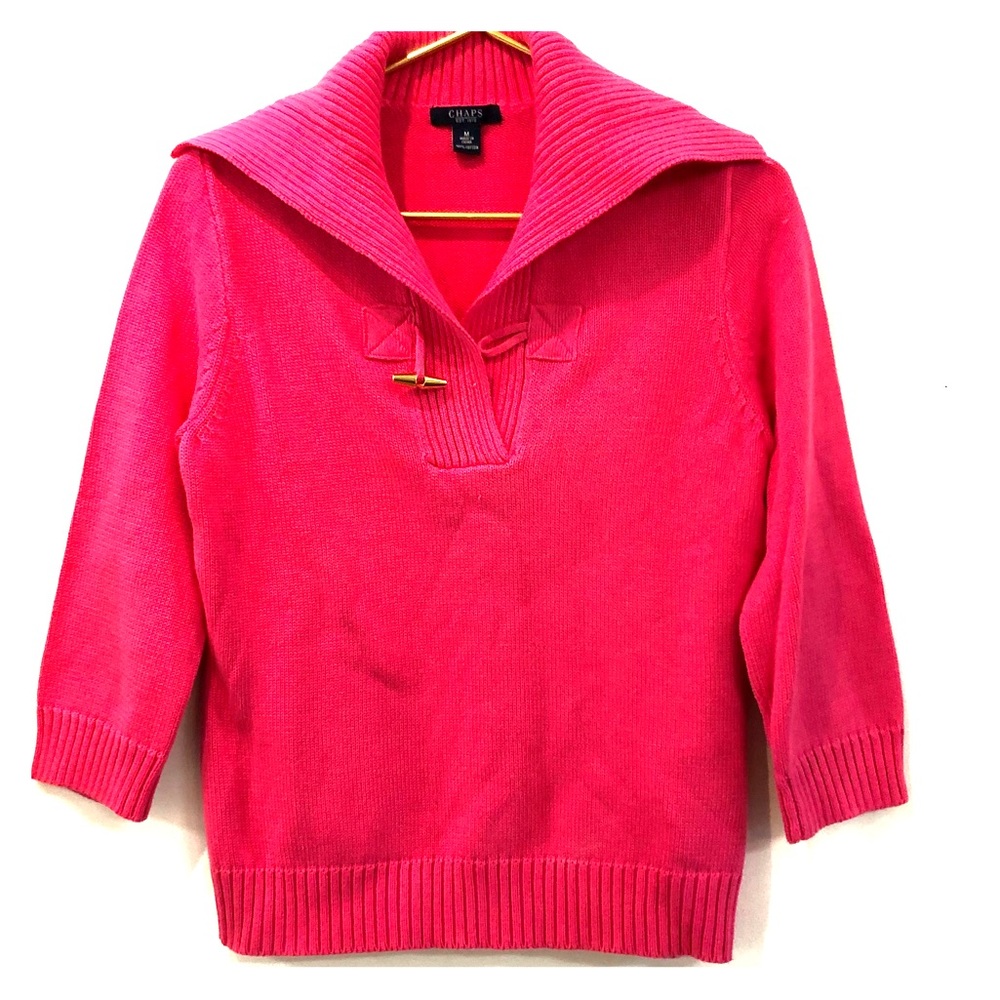 Chaps women’s M sweater top